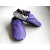 Chaussons en cuir enfant et adulte - Couleurs à personnaliser - Exemple 3