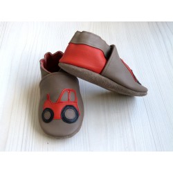 Chaussons Cuir Spencer Tracteur