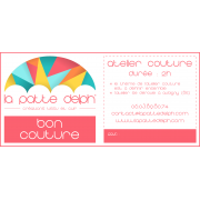 Bon cours de couture 2H individuel - Adulte ou enfant