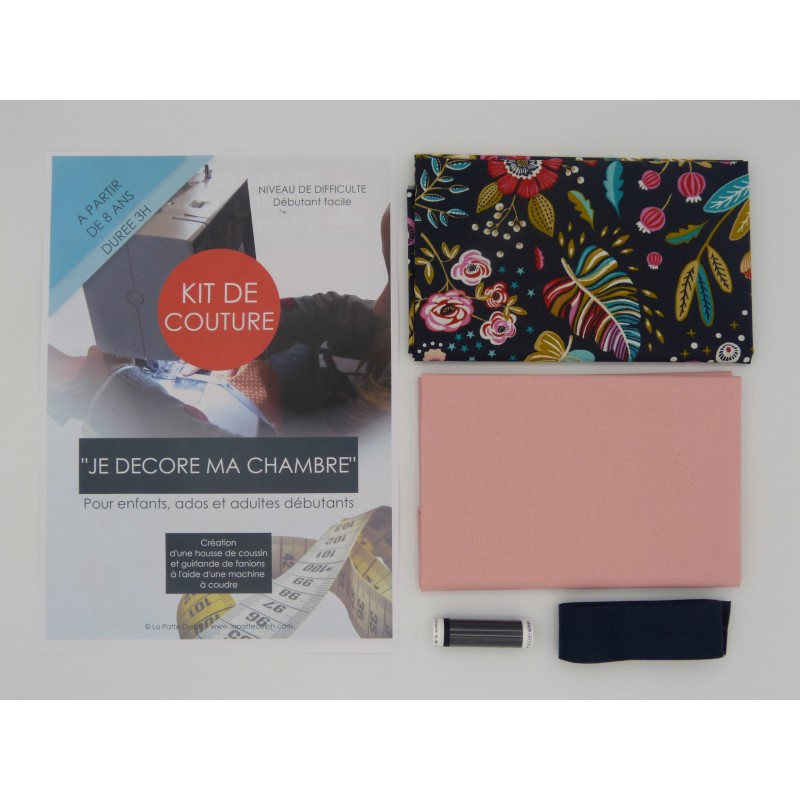 Kit de couture - Je décore ma chambre - Facile avec tutoriel pour apprendre à coudre Kit de couture - Je décore ma chambre - Facile avec tutoriel pour apprendre à coudre