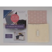 Kit de couture - Je fabrique mes lingettes - Facile avec tutoriel pour apprendre à coudre