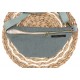 Sac banane - Smoke green. Lin lavé, poche au dos