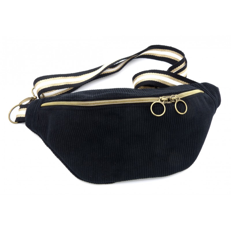 Sac banane femme cuir a bandouliere, sac banane velours , cuir