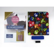 Kit de couture - Je fais mes courses - Tote bag- Tête