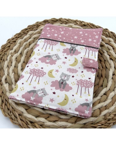 Protège carnet de santé : Nounours. Personnalisable