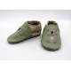 Chaussons en cuir souple - Mon koala. Fait mains en France