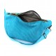 Sac banane - Turquoise. Velours côtelé et matelassé indien, pour l'été. Fabriqué en France