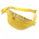 Sac banane - jaune colza. Velours côtelé, matelassé indien pour l'été.