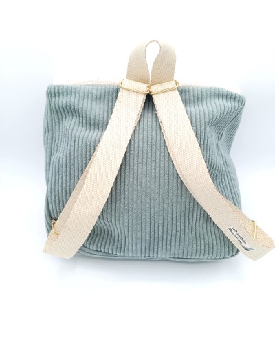 Sac à dos personnalisé - Velours et double gaze. Sangles réglables.