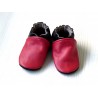 Chaussons en cuir enfant et adulte - Couleurs à personnaliser - Exemple 1